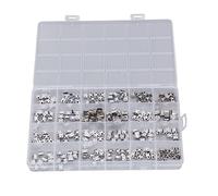 Jeanoko Ensemble de Connecteurs Micro USB Durables de 240 Pièces pour Ordinateur et Appareil Mobile, Connecteurs de Prise USB Femelle en Acier Inoxydable pour équipement Photographique, Télévision,