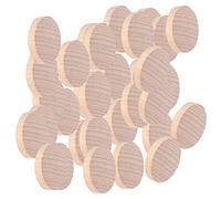 Jeanoko Ensemble de Disques Vierges en Bois, Bricolage Créatif, Artisanat Fait à la Main pour la Décoration de Bijoux, 100 Pièces, Copeaux de Bois pour L'artisanat des Enfants (3 cm)