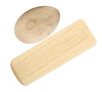 Jeanoko Ensemble de Jouets Musicaux à Percussion œufs Maracas pour L'apprentissage Précoce, Bois de Hêtre, 2,4 X 1,6 Pouces, Comprend 1 œuf et Fouet