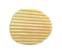 Jeanoko Ensemble de Pinces à Puces, Jolis Pinces de Rangement Jaunes pour Sac de Collation, Matériau Acrylique pour étudiants et Voyageurs (Rond)