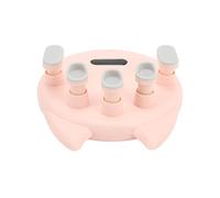 Jeanoko Entraîneur de Doigts de Piano, Outil D'exercice de Poignée Compact et Léger pour la Correction de la Posture, Idéal pour les Musiciens, fabriqué en ABS et Silicone Durables en Rose