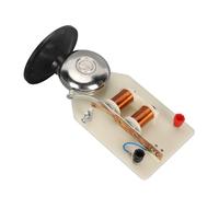 Jeanoko Expériences Scientifiques de Cloche électrique Outils Pédagogiques Verticaux Durables avec Base pour Les écoles, Cuivre en Plastique pour Les Enseignants pour Expliquer L'effet Magnétique,