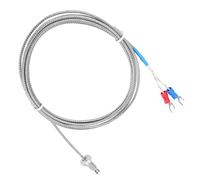Jeanoko Fil de Capteur de Température de Thermocouple à Vis M6 de Type K 0-400 ℃ pour Instruments D'enregistrement (#2)