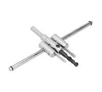 Jeanoko Foret à Bois Réglable, Outils de Bricolage pour le Travail du Bois, Coupe Ronde, Couteaux en Carbure HM, Adaptés au contreplaqué, au Plastique, à L'acrylique, 2 Têtes de Coupe pour des