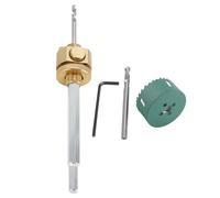 Jeanoko Foret de Scie Cloche, Fonctionnement Efficace pour la Lumière de Canette, Changement Rapide, Tige Hexagonale, Ouvre-trou pour Planche de Bois, Matériau en Acier allié, 1 X clé pour les (Scie