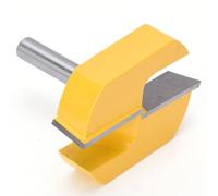 Jeanoko Fraise à Haute Résistance à L'usure 8 X 57 Mm pour Fraise à Bois, à Raboter la Surface Inférieure pour le Nettoyage des Tables en Bois, Convient aux Amateurs de Bricolage, Alliage YG6, 1 X