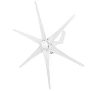 Jeanoko Générateur de Vent à Courant Alternatif 800W Petites éoliennes pour Patio Maison Mobile Chargeant Un Générateur à 6 Pales (Blanche #13)