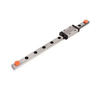 Jeanoko Guides de Rail Linéaires MGN9H 200 Mm, Guides de Rail Coulissants Linéaires, Curseur allongé pour Imprimante 3D, Machine-outil CNC avec Centrage Automatique en Acier à