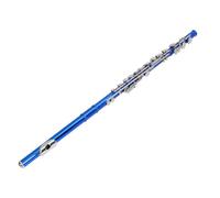 Jeanoko Instrument de Flûte en C Cupronickel avec Son Brillant pour Débutants, Flûte à Trou fermé 16 Trous avec Kit de Nettoyage et Sac Portable