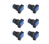 Jeanoko Interrupteur à Bouton Professionnel Industriel Autobloquant avec 20 000 Heures D'utilisation pour L'énergie électrique, les Télécommunications, 5 A AC DC12 V