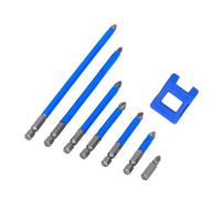 Jeanoko Jeu D'embouts de Tournevis Cruciformes, Foret électrique Magnétique Durable pour Voitures et Réparations, Acier allié 7 Pièces pour Ateliers et Usage Domestique