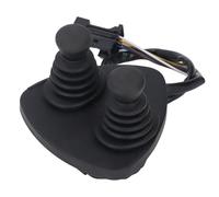 Jeanoko Joystick de Chariot élévateur à Double Poignée, Contrôleur en Alliage D'aluminium Durable pour 335 336, Remplacement pour Petit Chariot élévateur, Tracteur, Chargeur, Séparateur de Bûches
