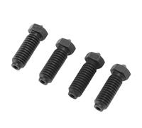 Jeanoko Kit de Buses en Acier trempé, Remplacement Précis et Brillant des Buses pour Imprimante 3D 3 0,2 0,4,6,8 Mm pour les Applications D' à Haute Température