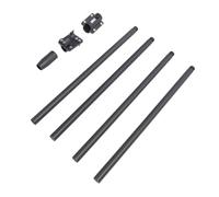 Jeanoko Kit de Mât de Drapeau Satellite pour Camping-Car, Support de Montage Léger et Portable en Alliage D'aluminium pour Parabole GEN2, Installation Facile pour Camping-Car et Camping