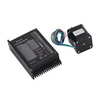Jeanoko Kit de Moteur Pas à Pas 42HS4822 avec Couple élevé et Faible Bruit pour les Applications Robotiques Avancées en Alliage D'aluminium 1 X Moteur 1 X Pilote