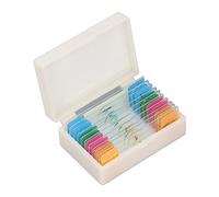 Jeanoko Lames de Microscope avec Spécimens Visualisation Claire Fonctionnement Sûr pour Les Enfants Cadeau pour la Recherche Biologique 10 Pièces Lames de Verre D'Insectes de Plantes Animales