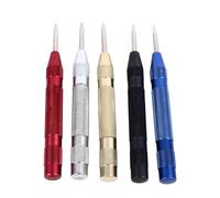 Jeanoko Localisateur Automatique de Poinçon Central, Robuste, Compact, Multifonctionnel pour Métal et Bois, Paquet de 5, Acier au Carbone