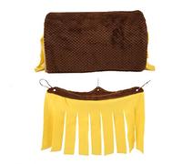 Jeanoko Maison Tunnel pour Animaux de Compagnie avec Hamac, 30 Cm pour | Flanelle confortable, design amovible, côtés chauds ou froids, coins sûrs.
