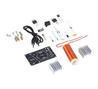 Jeanoko Mini Ensemble de Modules de Bobine de Musique, Ensemble de Haut-parleurs à Monter Soi-même, Entrée 15W 15-24V DC pour Expériences électroniques, PCB Noir