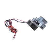 Jeanoko Mini Kit D'extrudeuse Légère, Engrenage intégré Entièrement en Métal pour Imprimante 3D, Engrenages PEEK Résistants à la Chaleur pour Ender-3 V2, Gris argenté