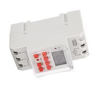 Jeanoko Minuterie Numérique 1 Seconde, écran LCD, Minuterie Programmable pour Appareil AC 220-240 V, Prolonge la Durée de Vie des Appareils, Conception Compacte pour un Usage Domestique