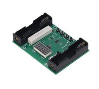 Jeanoko Module de capacité Réelle de Batterie Testeur D'alarme Basse Tension Polyvalent pour une Large Application Convient pour Testeur de capacité Réelle de Batterie au Lithium pour Automobile,