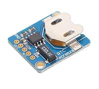 Jeanoko Module D'horloge en Temps Réel PCF8523, Carte PCB Compacte et Alimentée par Batterie pour Les Projets de Microcontrôleurs, Parfait pour L'électronique RPI et, Couleur Bleue