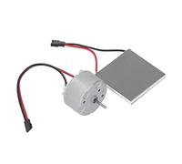 Jeanoko Moteur de Ventilateur de Cheminée Ventilateur de Poêle à Chaleur Universel Efficace pour Remplacement avec Alliage D'aluminium, Laiton pour de Cheminée