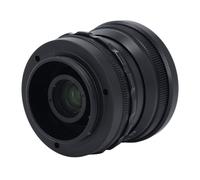 Jeanoko Objectif de Caméra Grand Angle Objectif Durable F2.8 à Ouverture Manuelle pour la Photographie de Paysage, Grand Angle Industriel en Alliage D'aluminium de 7,5 Mm pour les Professionnels