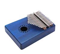 Jeanoko Piano à Pouce en Bois d'acacia, Instrument de Musique à 17 Touches | Clés en acier robustes, Facile à apprendre, Sac de transport portable, Son de haute qualité