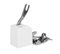 Jeanoko Pied-de-biche pour Surjeteuse Latérale, Coupe Professionnellement Tranchante pour Machine à Coudre Multifonction Domestique, Acier Inoxydable ABS, 1 Pièce pour les Amateurs D'artisanat