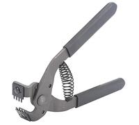 Jeanoko Pince à Perforer le Cuir, Outil de Perforation Artisanal Silencieux à 4 Dents de 4 Mm pour Ceintures, Selles, Travail du Cuir