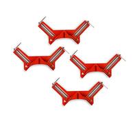 Jeanoko Pince D'angle en Alliage D'aluminium Solide, Pince D'angle à 90 Degrés pour le Travail du Bois pour Cadre Photo D'aquarium, Ensemble de Pinces Portables Compactes pour Plusieurs Matériaux