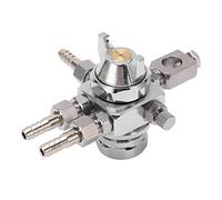 Jeanoko Pistolet de Pulvérisation Automatique, Pulvérisateur de Peinture Durable en Alliage de Zinc pour L'industrie, Buse en Acier Inoxydable, Petit Argent pour L'industrie du Plastique (0,5