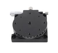 Jeanoko Plate-forme de Déplacement Manuel, Platine Linéaire Rotative de Haute Précision pour Dispositif D'inspection, Table en Alliage D'aluminium 60mm RS60-L