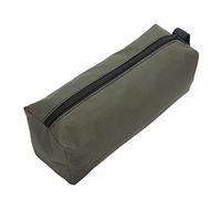 Jeanoko Pochette à Outils Robuste à Fermeture éclair pour Pinces et Vis, Petit Sac à Outils de Protection pour Le Voyage, Trousse de Toilette Compacte pour Outils-Rouge (Vert foncé)