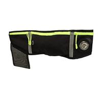 Jeanoko Pochette de Ceinture de Course à LED, avec éclairage à 4 Niveaux, étanche, pour L'équitation en Plein Air et la Course de Nuit, Tissu Doux, 65-140cm