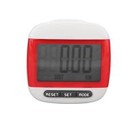 Jeanoko Podomètre pour la Marche, Compteur de Pas Précis avec écran LCD, | Tracker de Marche Compact, Clip de Taille pour un Ajustement sécurisé, Matériau ABS, Utilisation Intérieure et Extérieure,