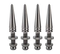 Jeanoko Pointe de Pied de Haut-Parleur, 4 Paires de Supports de Base de | Anti-rayure, pour Socle de Support D'enceinte HIFI, Absorbe les Vibrations, Réduit la Distorsion sonore.