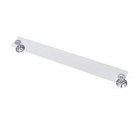 Jeanoko Pont penché d'artiste Acrylique 48 Cm pour Peintres | Bord lisse, design transparent, prévention des secousses des mains, utilisé pour les toiles jusqu\'à 40 cm