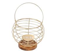Jeanoko Porte-dosette de café élégant, Grille Métallique, Panier de (Or)