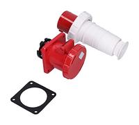 Jeanoko Prise de Courant Industrielle Triphasée à 4 Broches, Ensemble de Connecteurs D'alimentation étanches, Connecteur électrique Robuste pour les Chantiers de Construction de