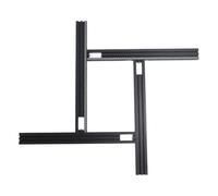 Jeanoko Rail Coulissant pour Scie Circulaire 500 Mm, Ensemble de Jonction Antirouille pour Scie Circulaire électrique pour Bordures de Travail du Bois, Guide Auxiliaire Réglable pour les Amateurs de