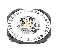Jeanoko Remplacement du Mouvement de Montre à Quartz VX32 avec Affichage de la Date Blanc pour la Réparation de Montres, Matière Plastique Légère et Durable, 1 unité