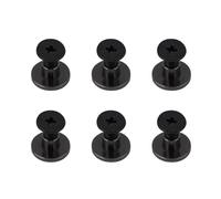 Jeanoko Rivets de Sangle de Ceinture 20 Pièces, Poteaux de Vis à Tête Plate, avec Rivets à Vis pour L'artisanat du Cuir de Bagages (5mm)