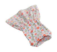 Jeanoko Robe en à Motif Floral pour Chien, Tenue de Fête de Printemps et d'été, en Tissu Polyester, Mignon, pour Petits Chiens et Chats (XS)