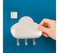 Jeanoko Support de la Boîte à Savon Mural, étui de Vidange Créatif avec 3 Crochets pour Salle de Bains et Cuisine, Porte-Savon Adhésif pour la Décoration de la Maison