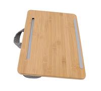 Jeanoko Support pour genoux, bureau d'ordinateur portable multifonctionnel en bambou 3 en 1 coussin stable pour canapé lit