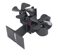 Jeanoko Ventilateur de Poêle à Bois Efficace à 8 Pales, Ventilateur de Cheminée alimenté par la Chaleur pour une Distribution Efficace de la Chaleur, Applicable aux Poêles à Bois, Cheminée Alimentée