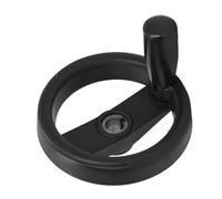 Jeanoko Volant à Poignée Pliable en Plastique de 125mm, pour Tour, Fraiseuse, Perceuse, Utilisation Polyvalente pour Machines-outils Industrielles